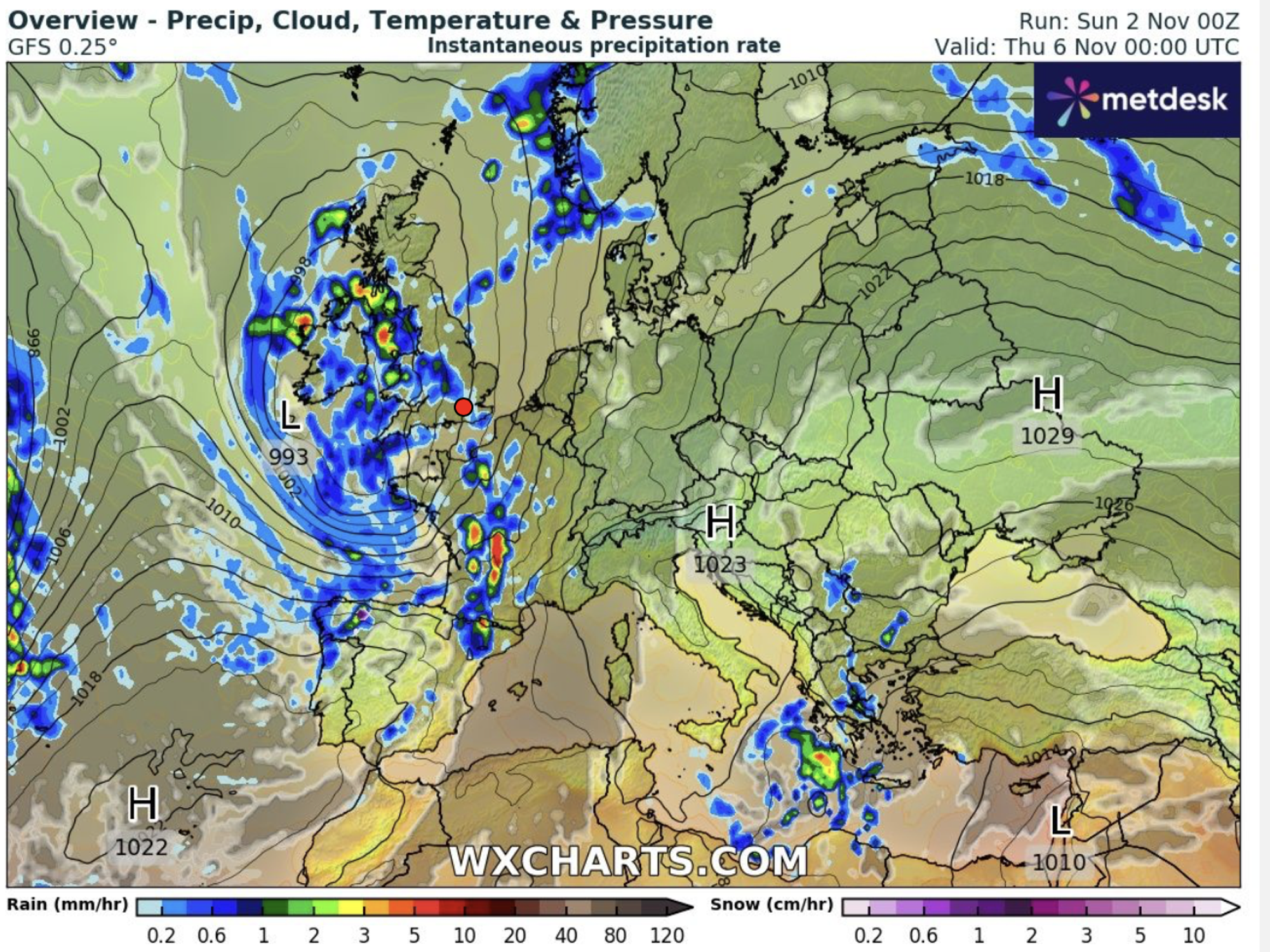 UK weather: Last stretch of Hurricane Melissa's remnants set to batter Britain with torrent of wi...