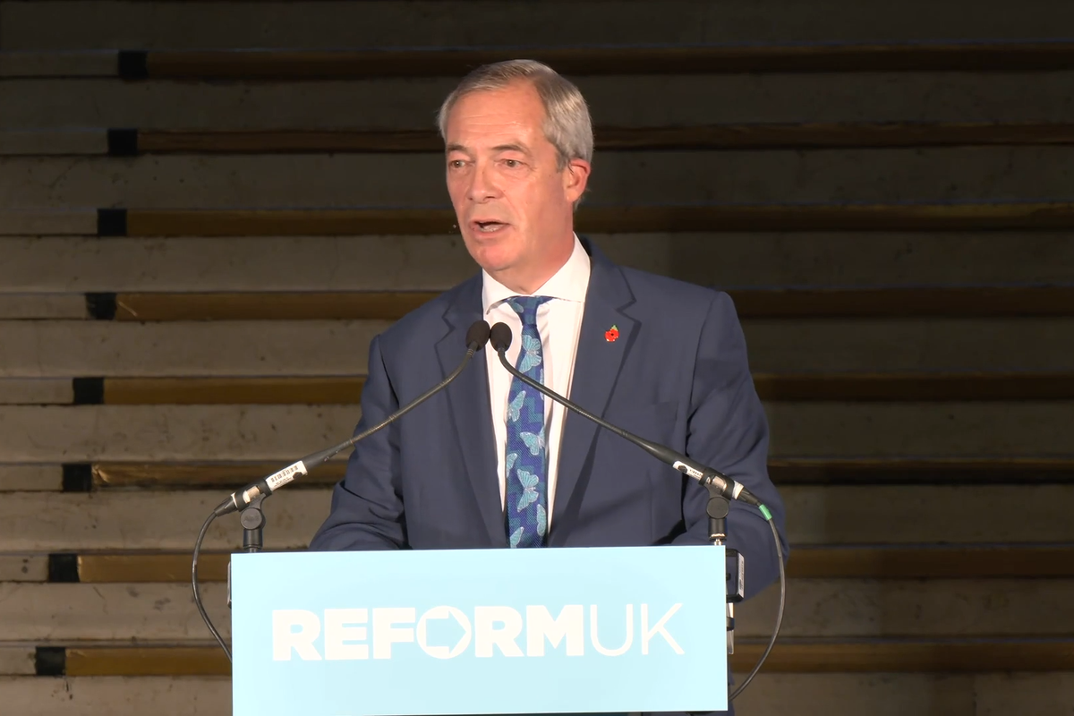WATCH IN FULL: Nigel Farage pledges to be 'the most pro business Government' as Reform UK surges in polls