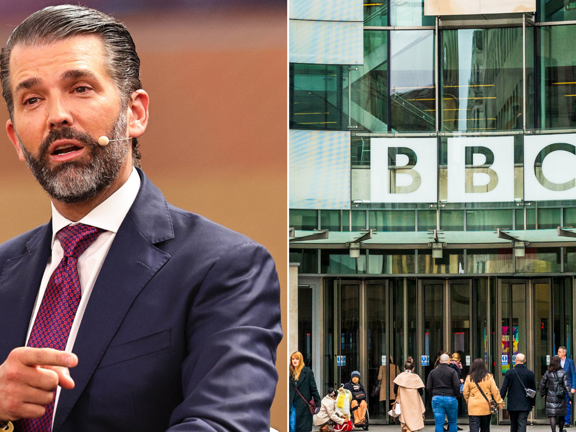 Donald Trump Jr: 'Fake news BBC reporters are dishonest and full of s**t'