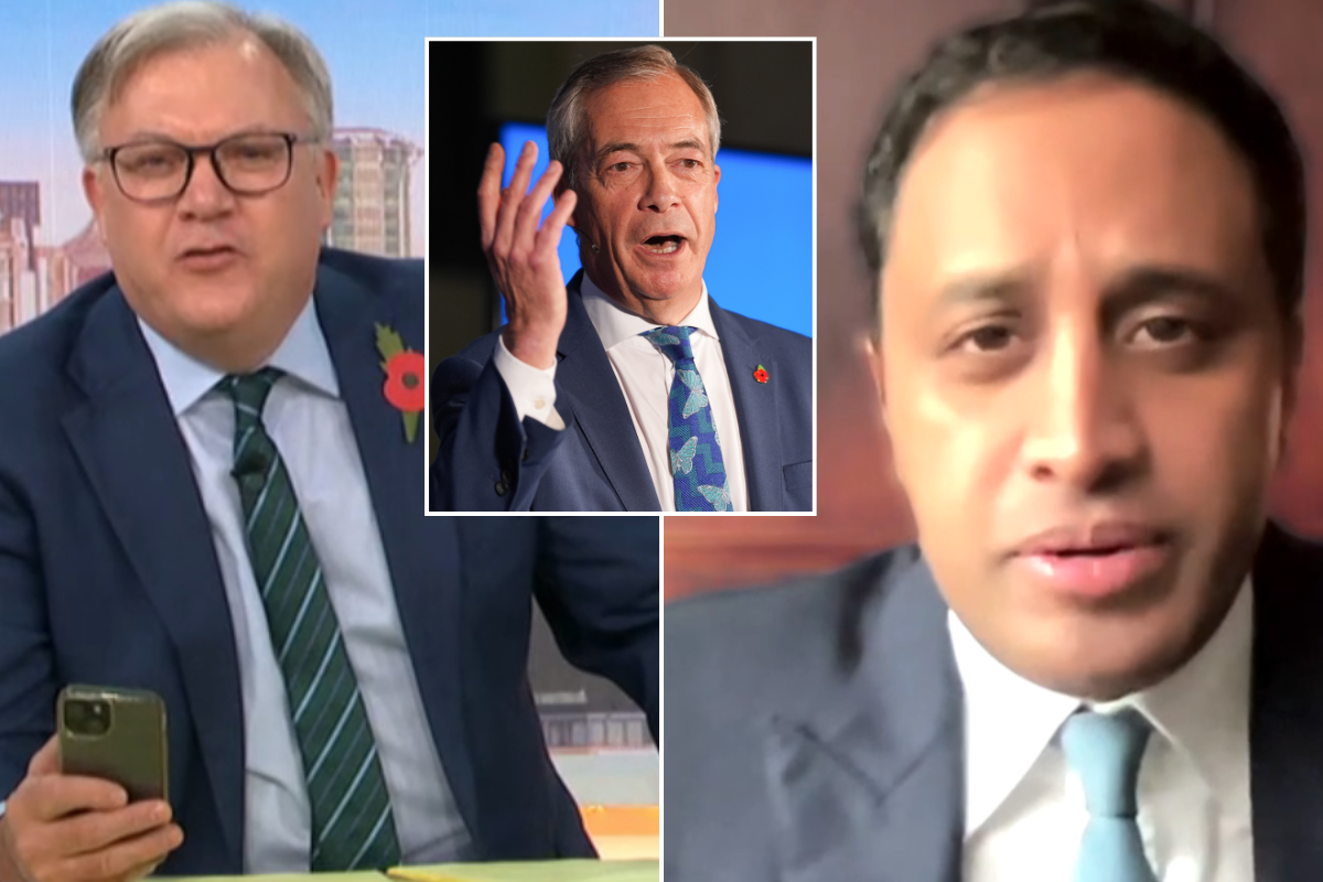 ITV GMB fury erupts as Balls branded 'pathetic' for 'embarrassing' Farage dig in Zia Yusuf clash: 'So biased it's unreal!'