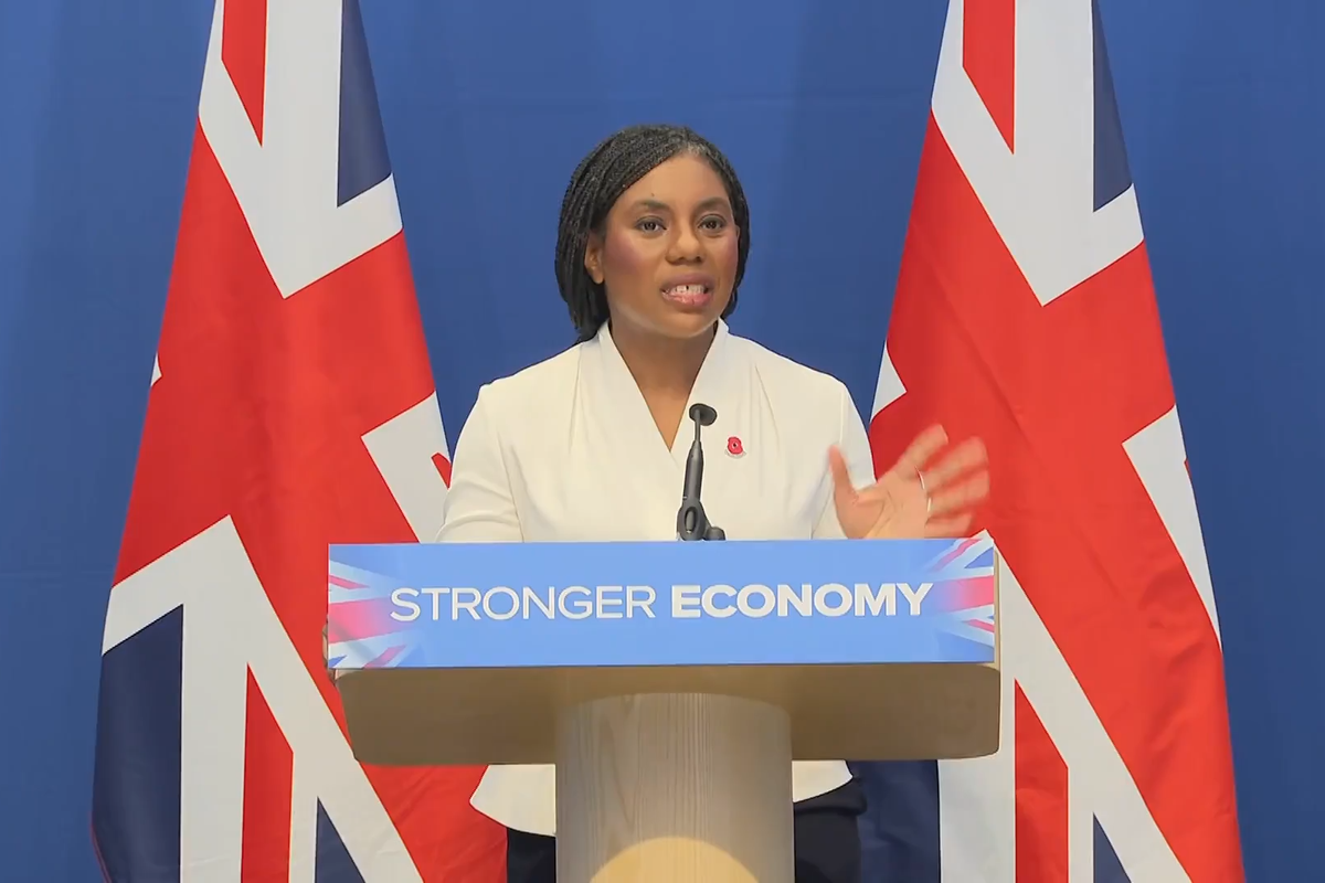 WATCH IN FULL: Kemi Badenoch brands Rachel Reeves pre-Budget speech 'wafflebomb'