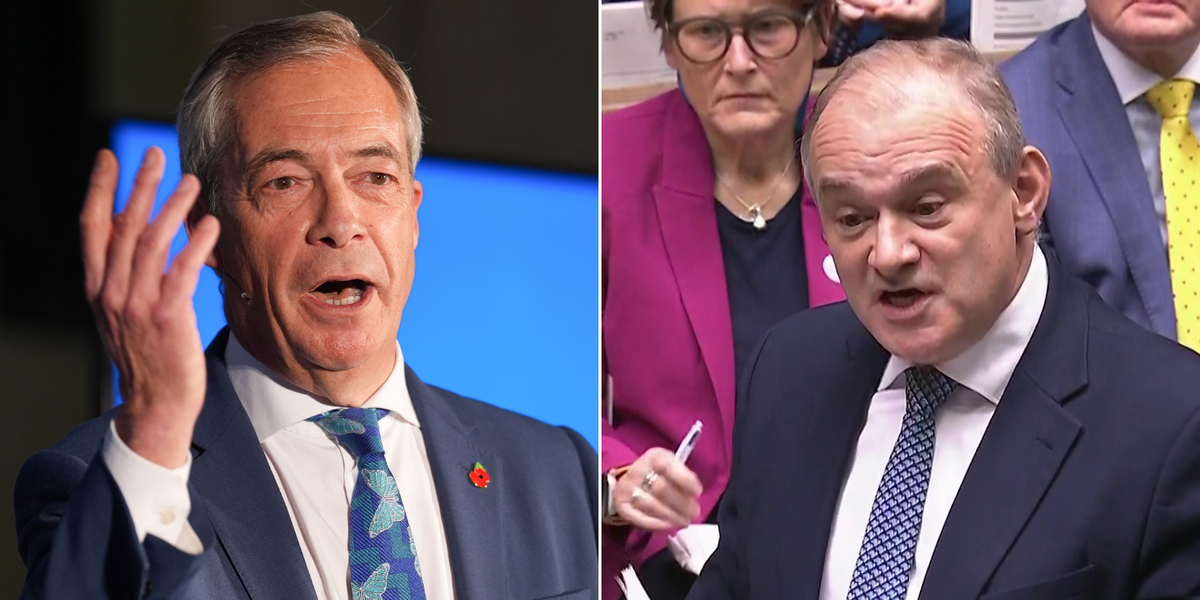 Reform and Liberal Democrats neck-and-neck as Nigel Farage and Ed Davey eye up Super Thursday victory with 8 seats up for grabs Reform and Liberal Democrats neck-and-neck as Nigel Farage and Ed Davey eye up Super Thursday victory with 8 seats up for grabs