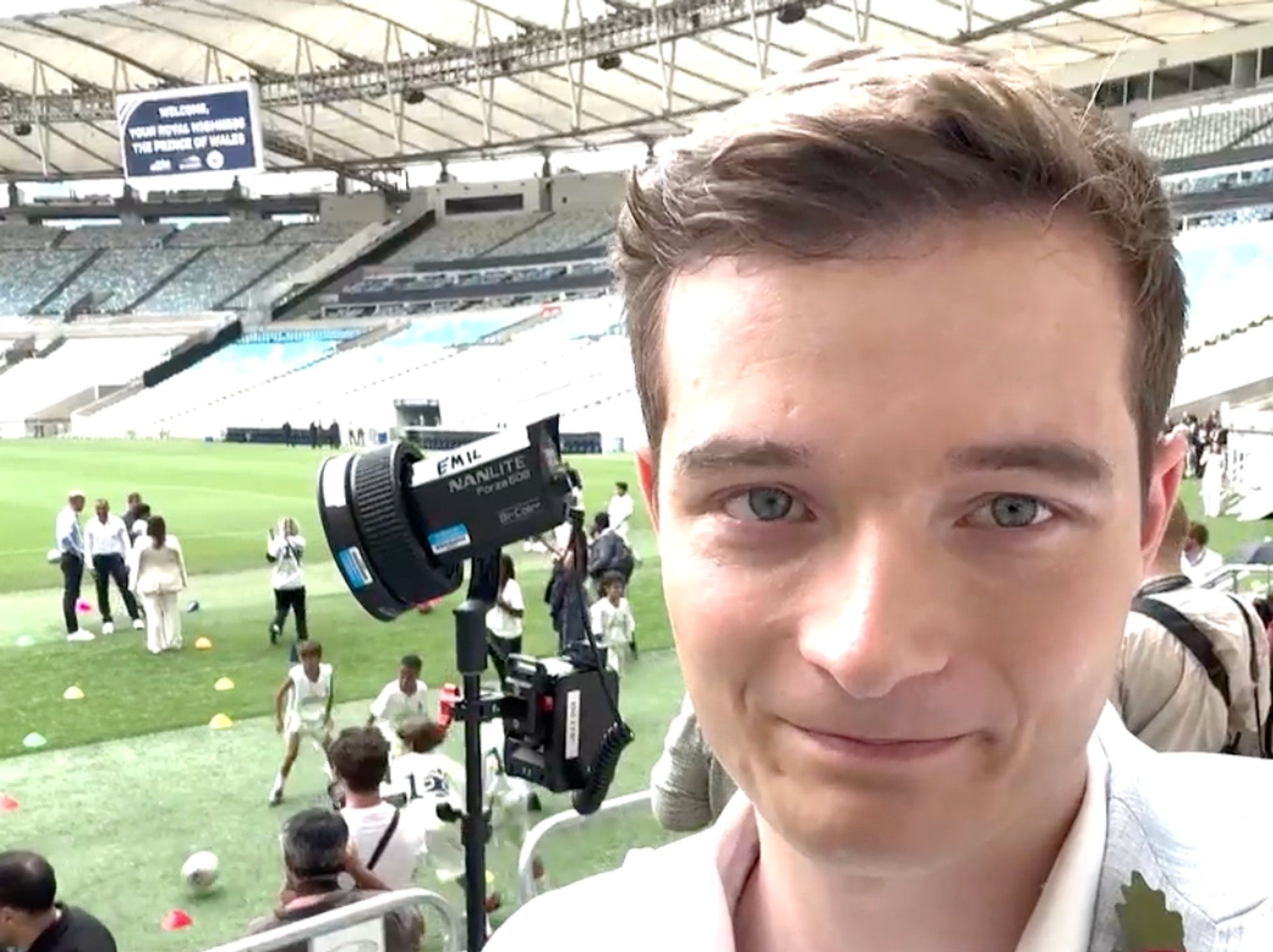 EXCLUSIVE: Cameron Walker goes behind the scenes with Prince William as he embarks on his tour of Brazil