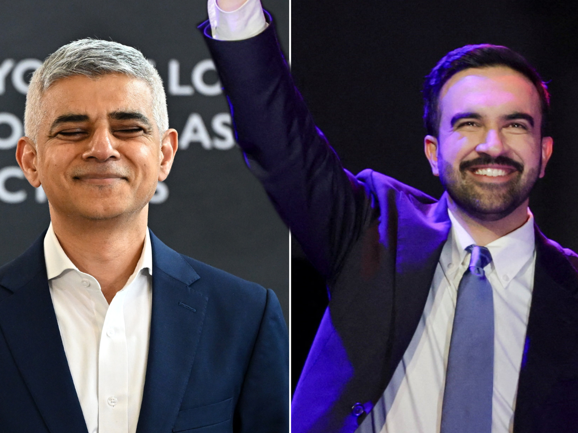 Sadiq Khan heaps praise on Zohran Mamdani as he claims 'hope won - just like in London'