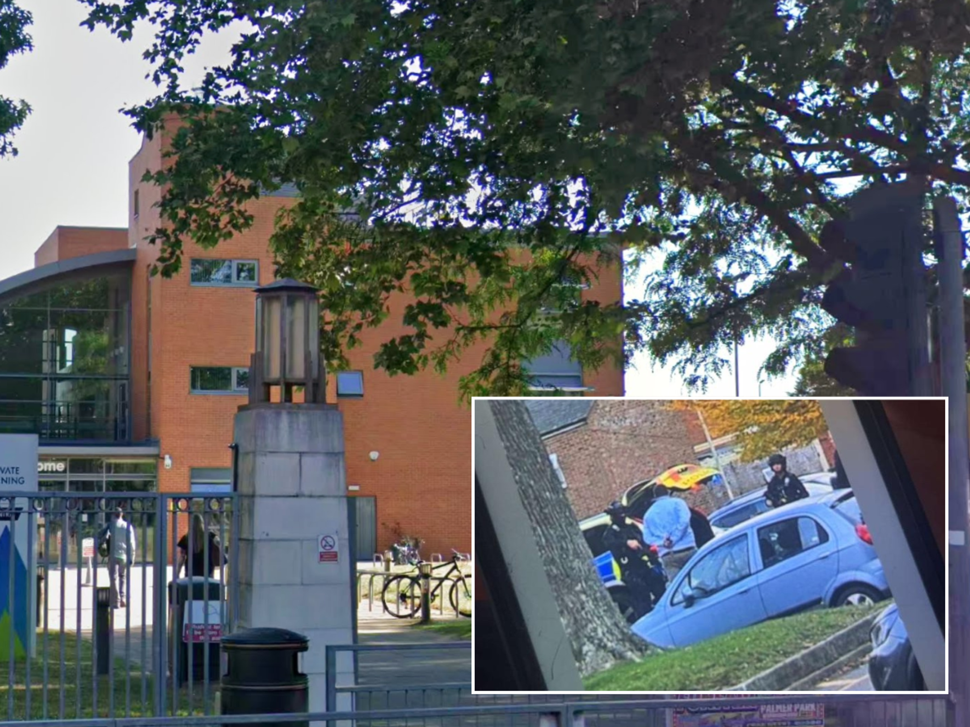 Man arrested after college placed in LOCKDOWN as boy injured and armed police swoop to scene