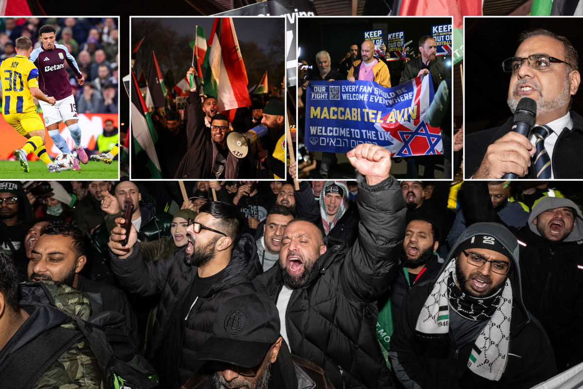 Eleven arrested outside Villa Park after pro-Palestine protests erupt against Maccabi Tel Aviv