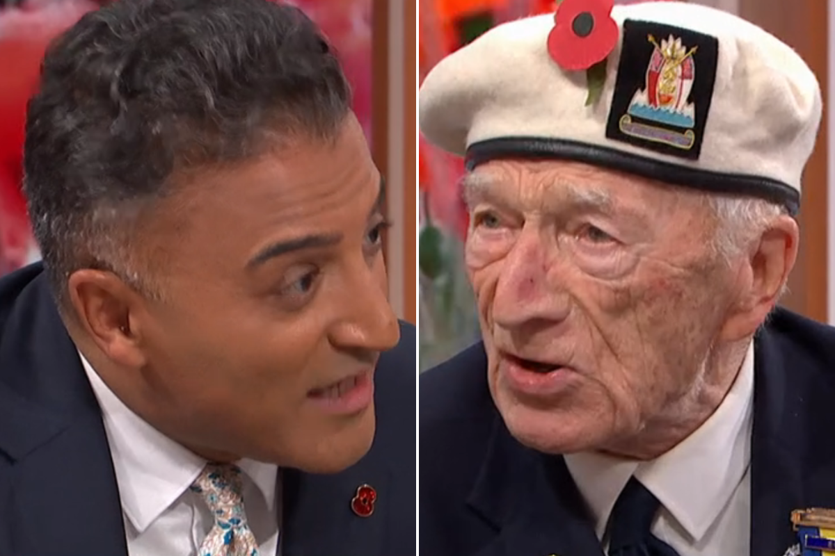 Adil Ray sparks ITV GMB outrage with 'disgraceful' remark to WWII veteran after war hero rips into current state of UK: 'How insulting!'