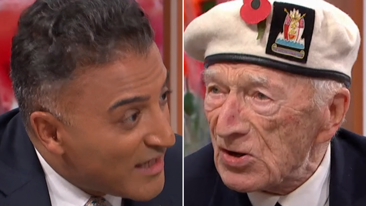 Adil Ray sparks ITV GMB outrage with 'disgraceful' remark to WWII veteran after war hero rips int...