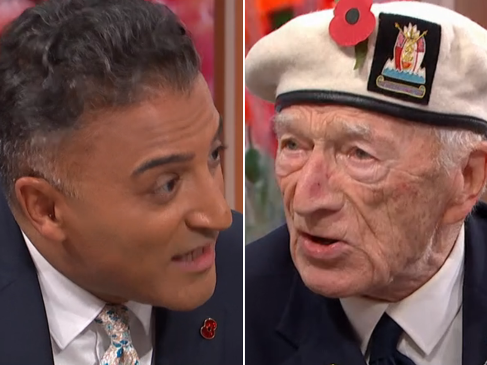 Adil Ray sparks ITV GMB outrage with 'disgraceful' remark to WWII veteran after war hero rips int...