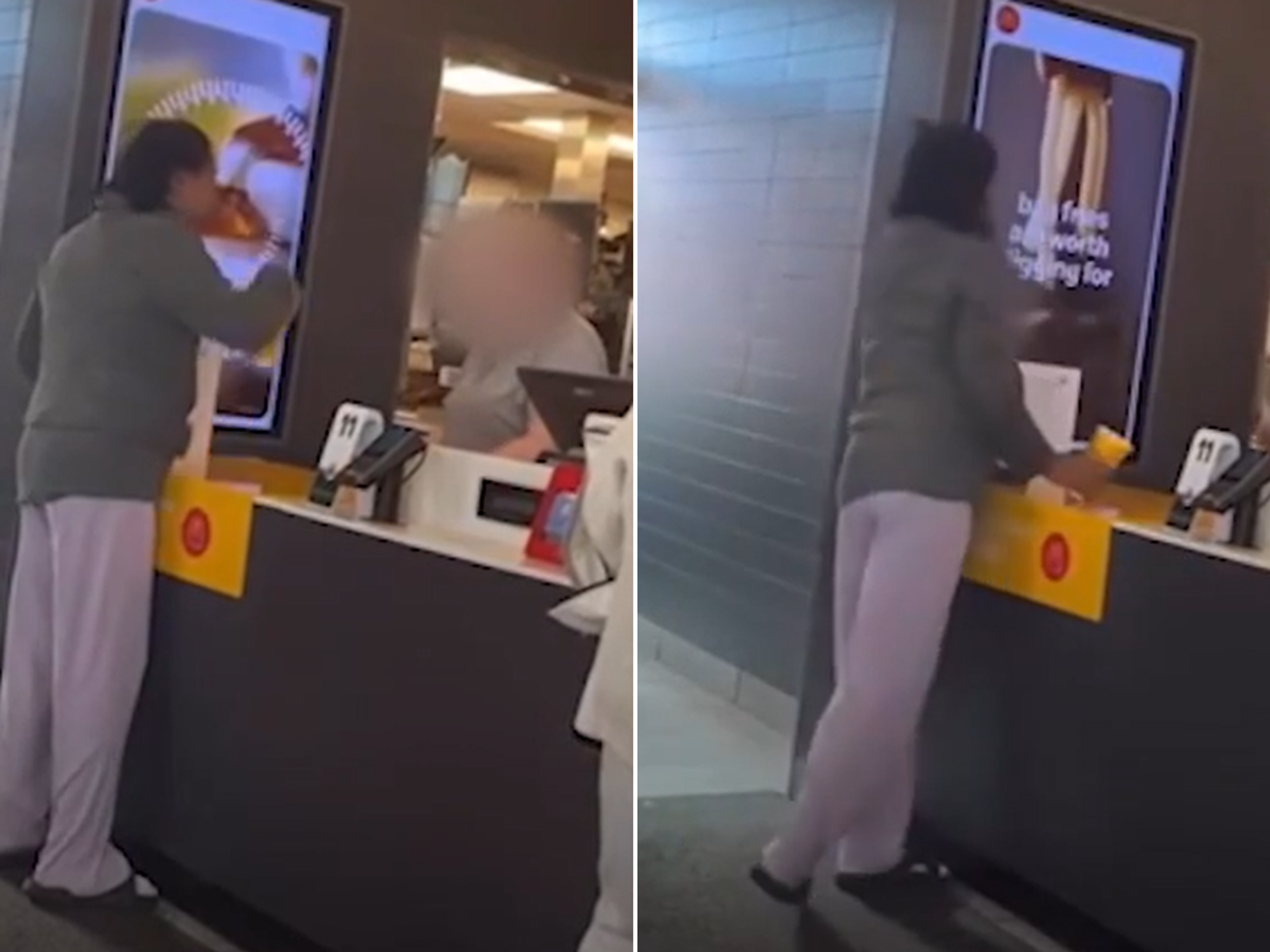 Woman throws scalding coffee at McDonald’s manager during furious refund row