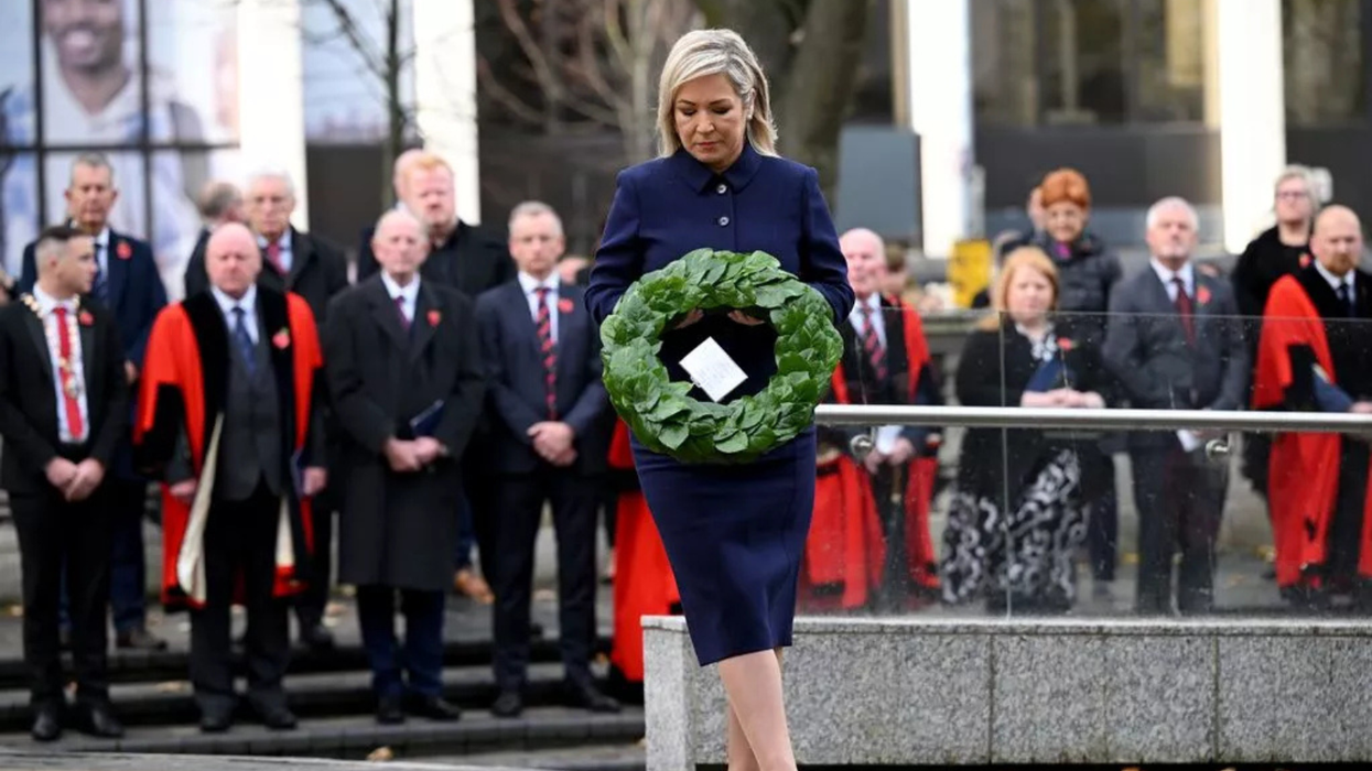 Unionist leader refuses to share Remembrance Ceremony with First Minister for 'eulogising IRA'