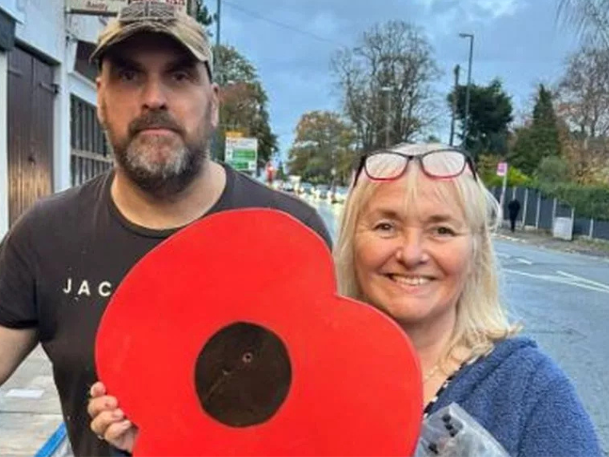 Patriotic Briton takes matters into his own hands as he makes OWN poppies after lack of town displays