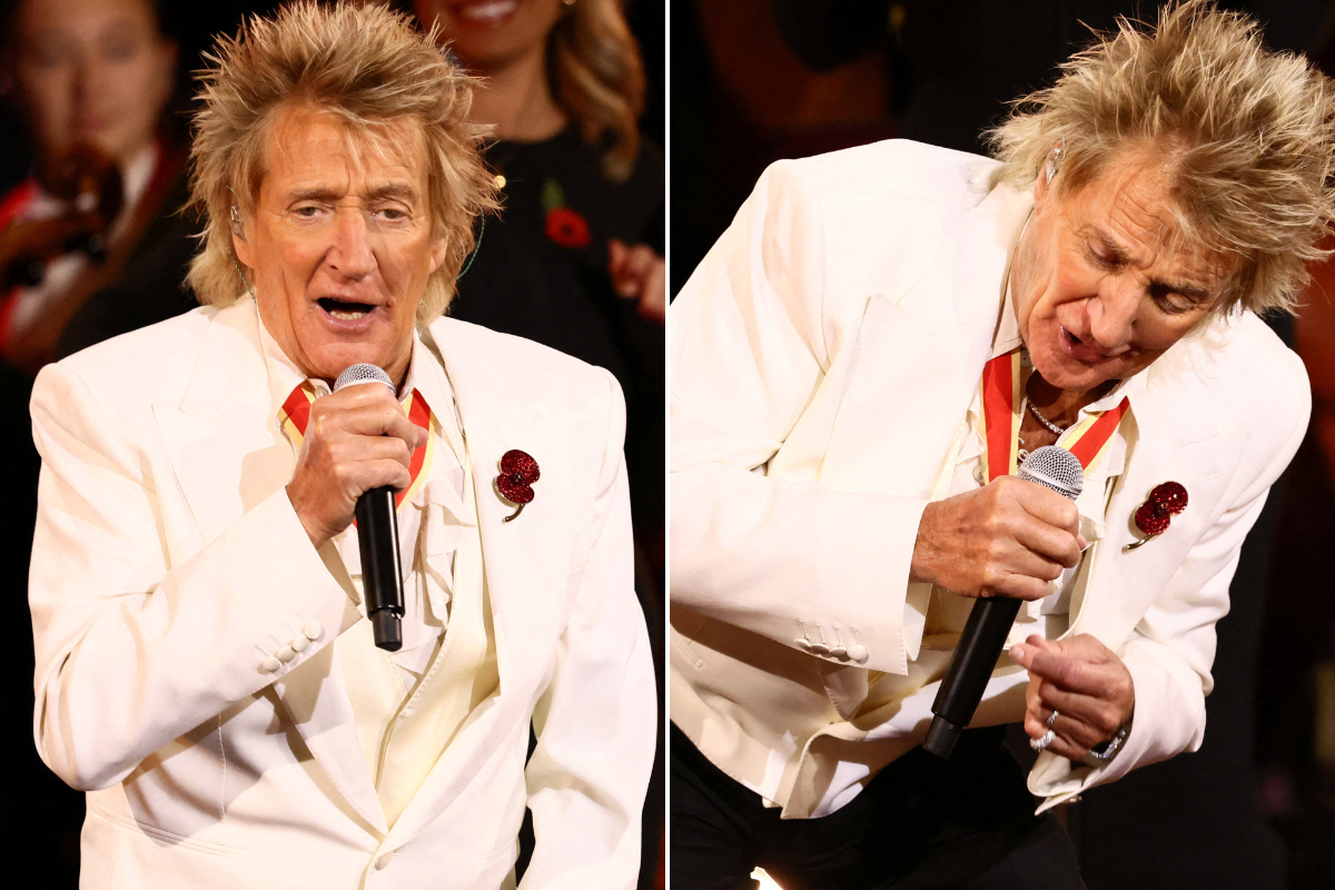 Sir Rod Stewart, 80, fans fiercely defend singer as he sparks fury with 'inappropriate' Remembrance Festival performance: 'Not in the spirit!'