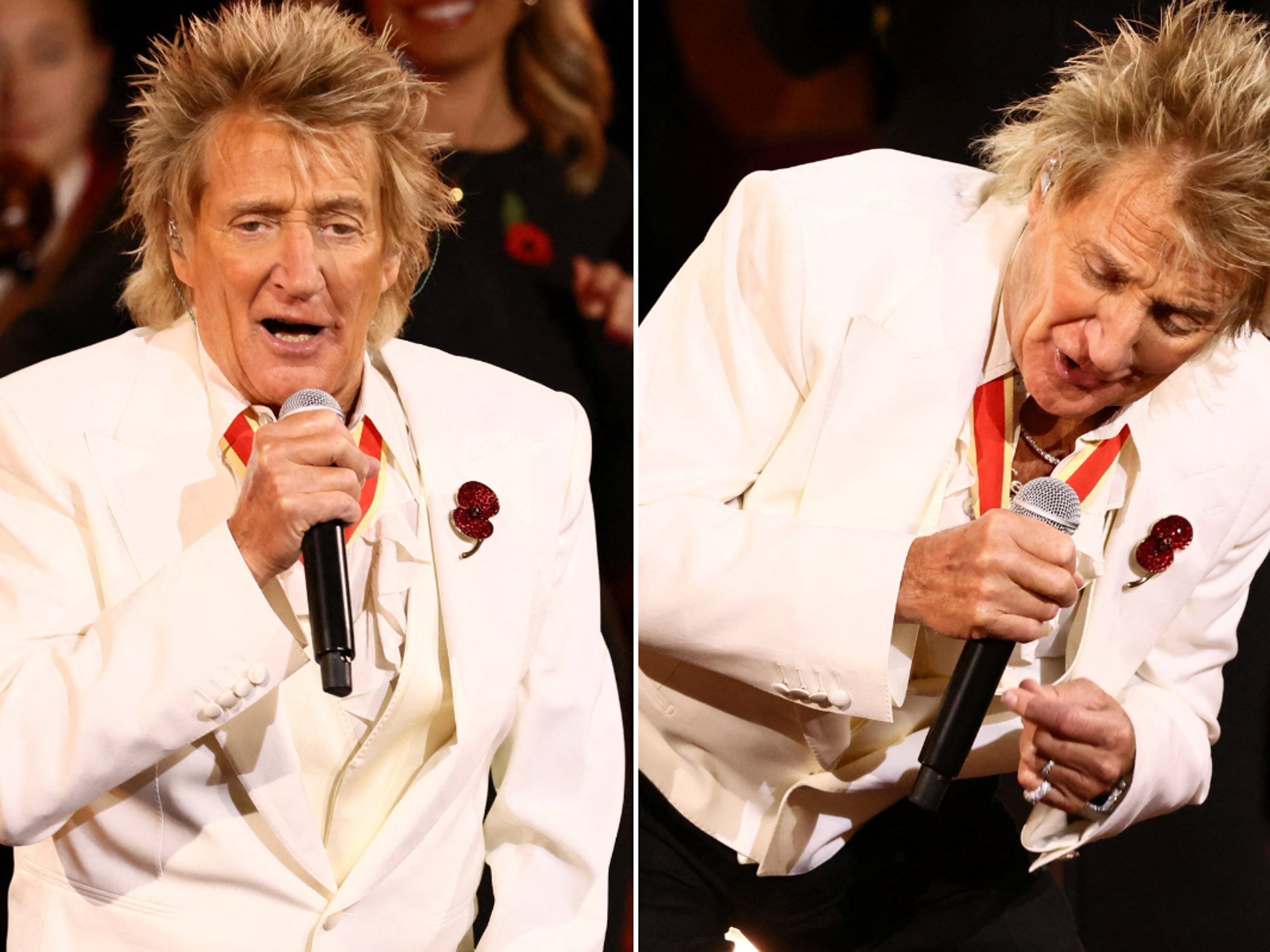 Sir Rod Stewart, 80, fans fiercely defend singer as he sparks fury with 'inappropriate' Remembran...