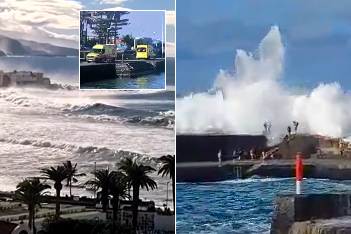 Canary Islands death toll triples after tidal surge hammers holiday hotspot - tourists issued 'extreme caution' alert