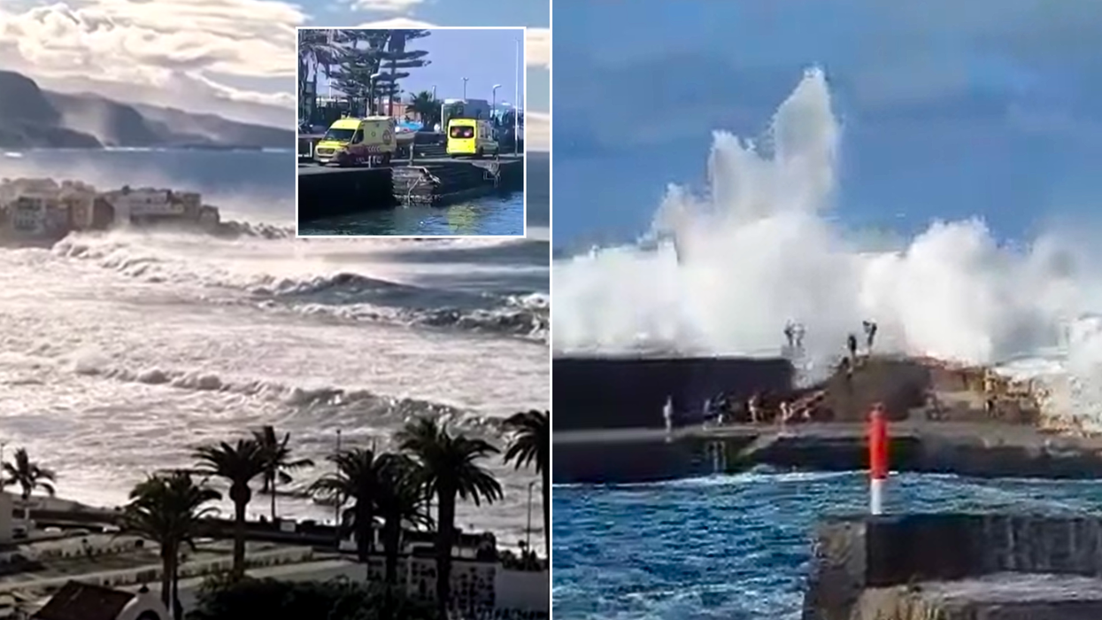Canary Islands death toll triples after tidal surge hammers holiday hotspot - tourists issued 'extreme caution' alert