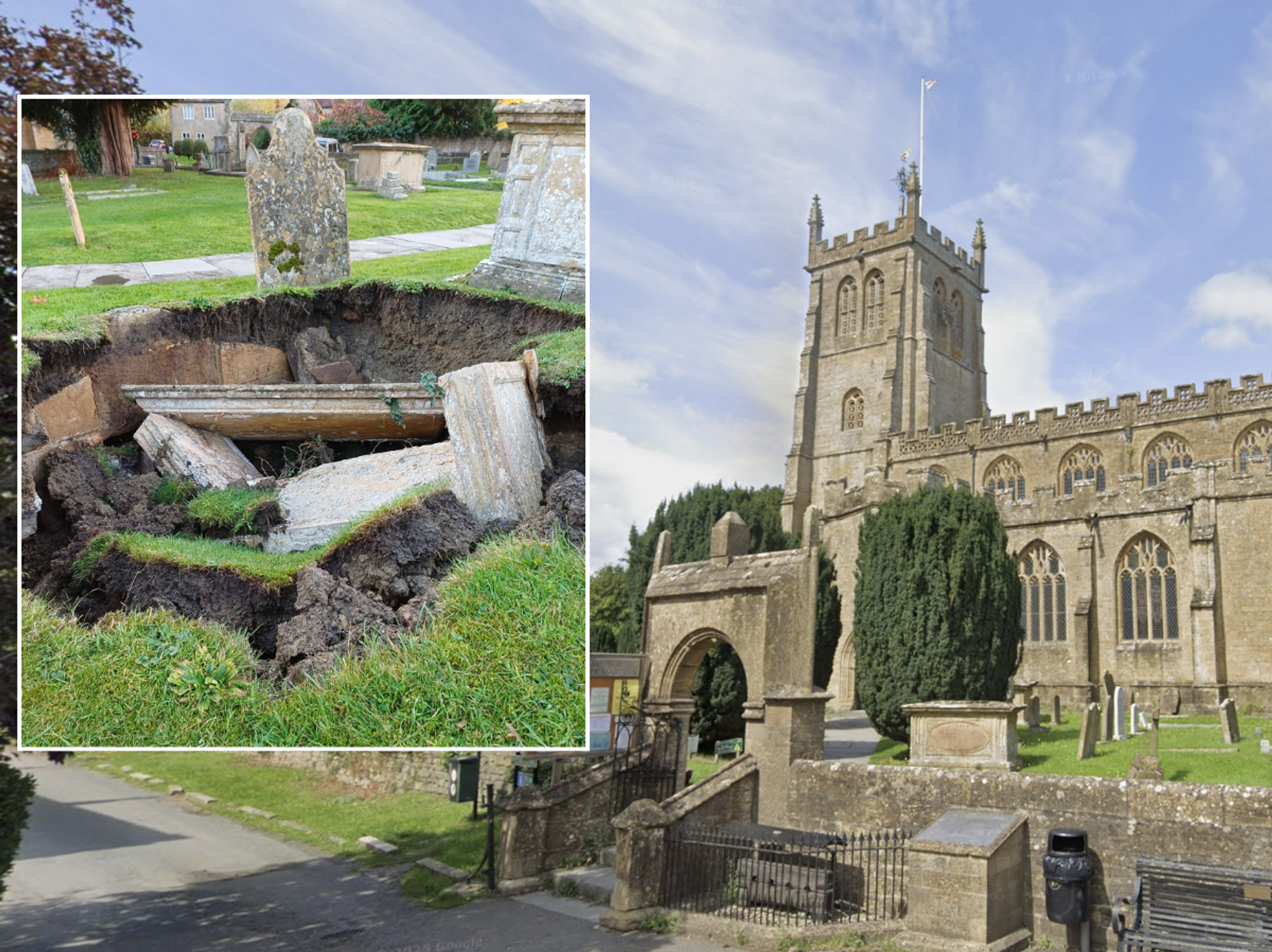 Archaeology breakthrough as 300-year-old crypt uncovered after church tomb collapses
