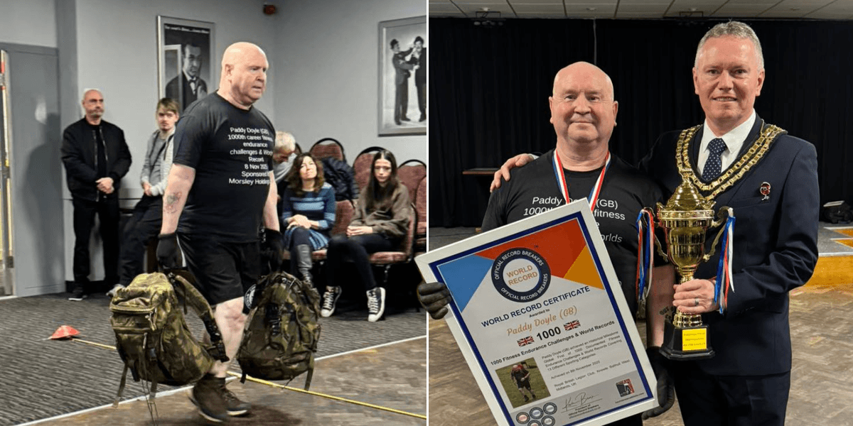 Ex-paratrooper makes heartfelt fundraising appeal after smashing world record Ex-paratrooper makes heartfelt fundraising appeal after smashing world record