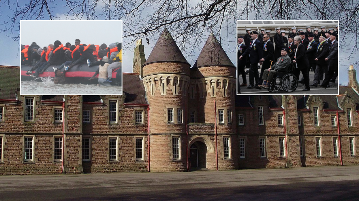 Military veterans kicked out of barracks to make room for hundreds of asylum seekers