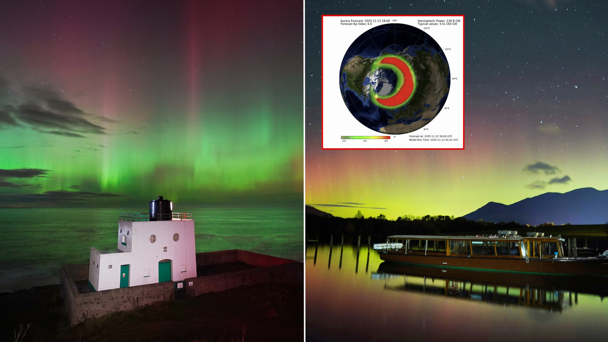 Northern Lights set to be visible in Britain once again tonight as geomagnetic storm rages