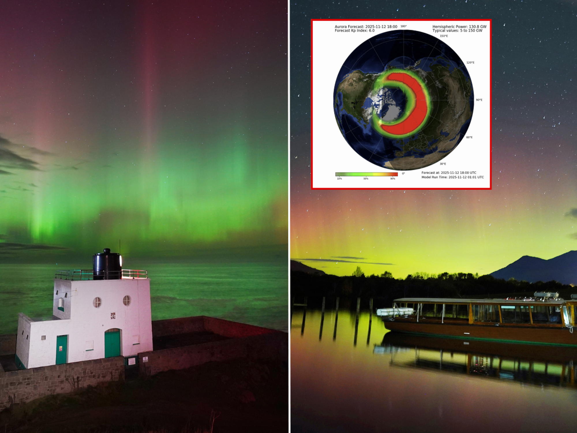 Northern Lights set to be visible in Britain once again tonight as geomagnetic storm rages