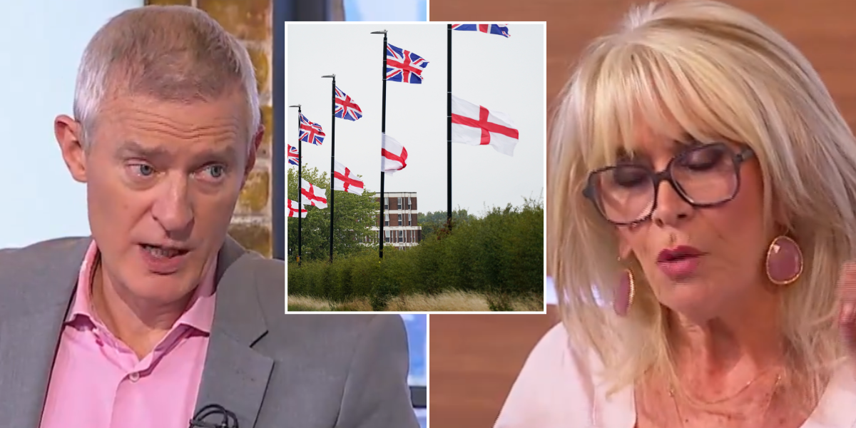 Channel 5 Vine row erupts as Carole Malone fiercely defends St George’s Cross amid NHS staff claims flag creates ‘no-go areas’