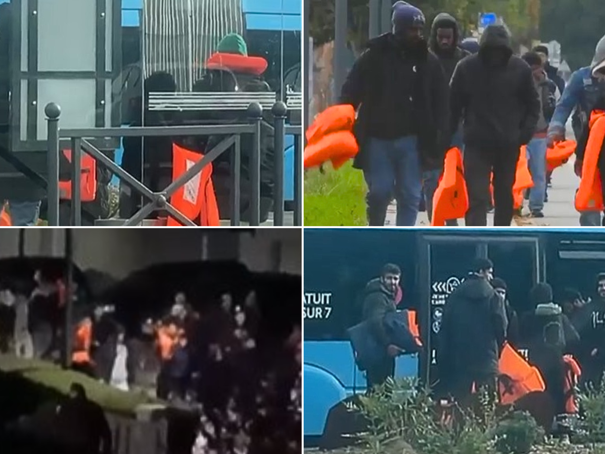 Channel migrants 'terrorise' seaside towns on France's north coast as police struggle to cope