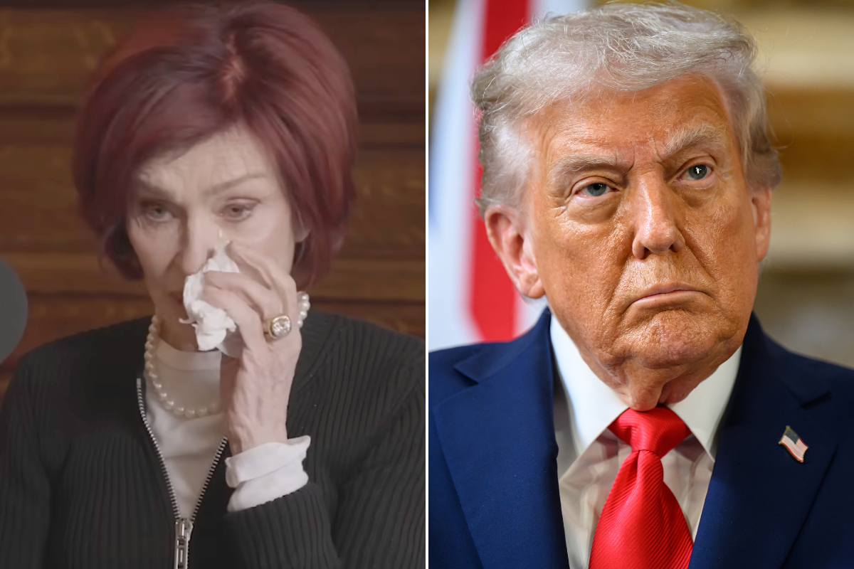 Sharon Osbourne breaks down in tears as she shares personal voicemail from Donald Trump after husband Ozzy's death