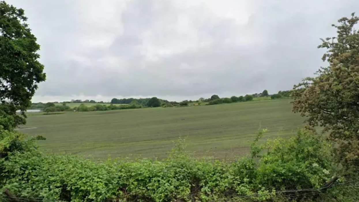 Helicopter ‘falls from sky’ and crash lands near UK town as fire crews rush to scene