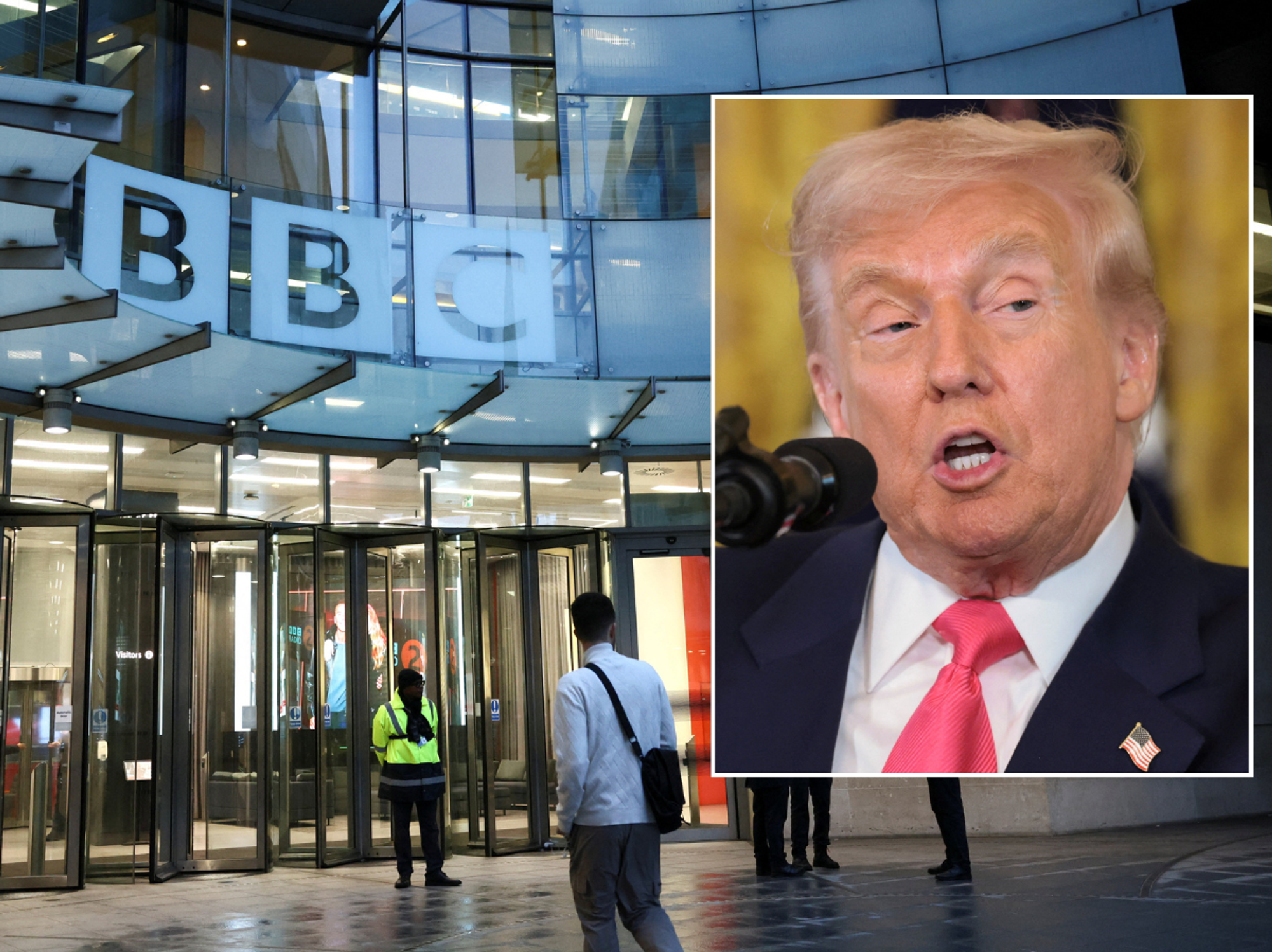 BBC issues grovelling apology after doctoring Donald Trump speech TWICE