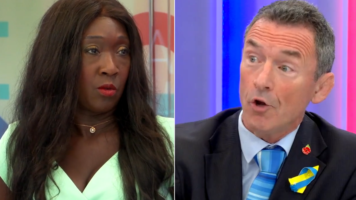 ‘Do NOT interrupt me!’ Nana Akua scolds GB News guest pleading with Donald Trump not to sue the BBC