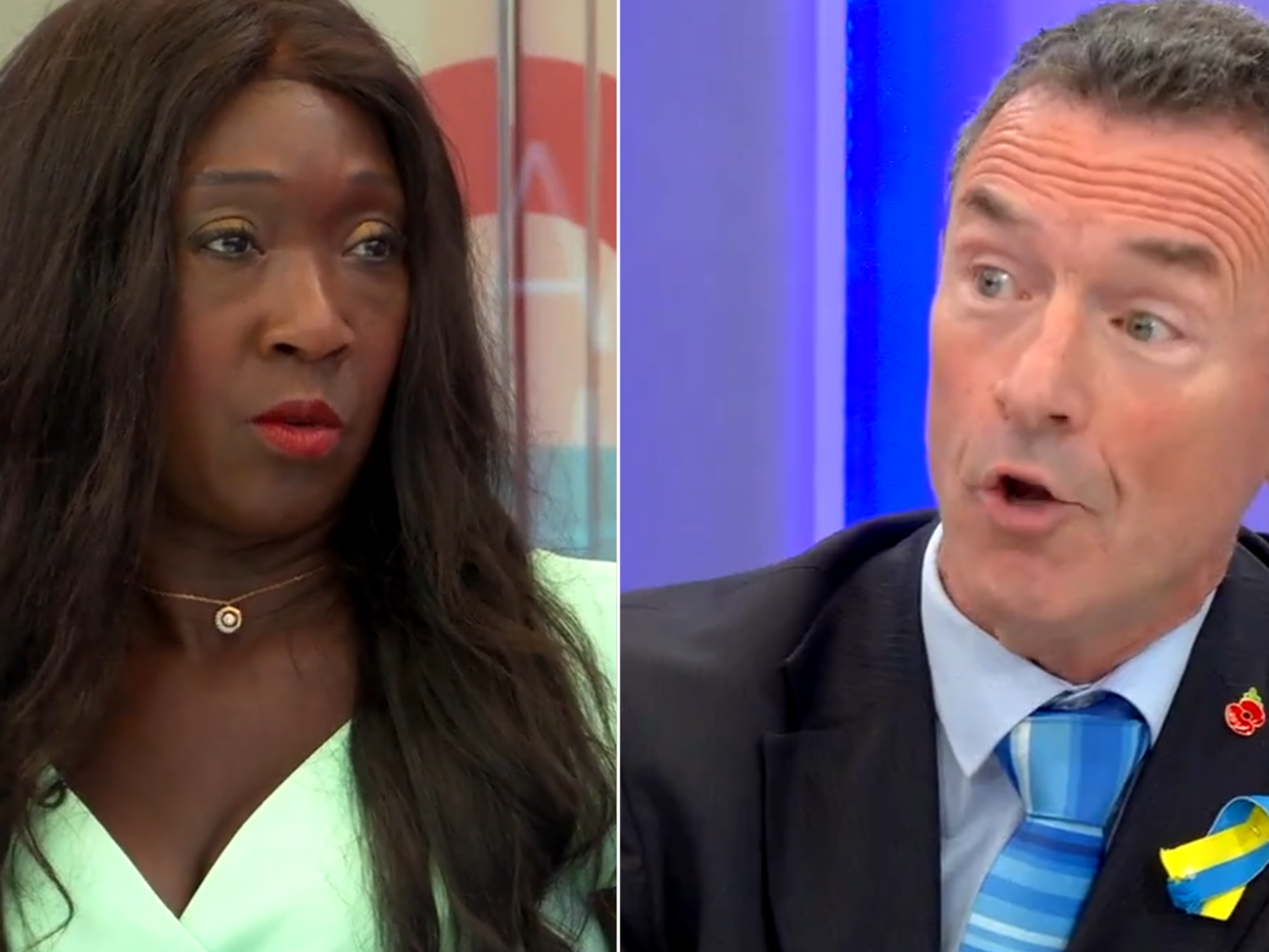 ‘Do NOT interrupt me!’ Nana Akua scolds GB News guest pleading with Donald Trump not to sue the BBC