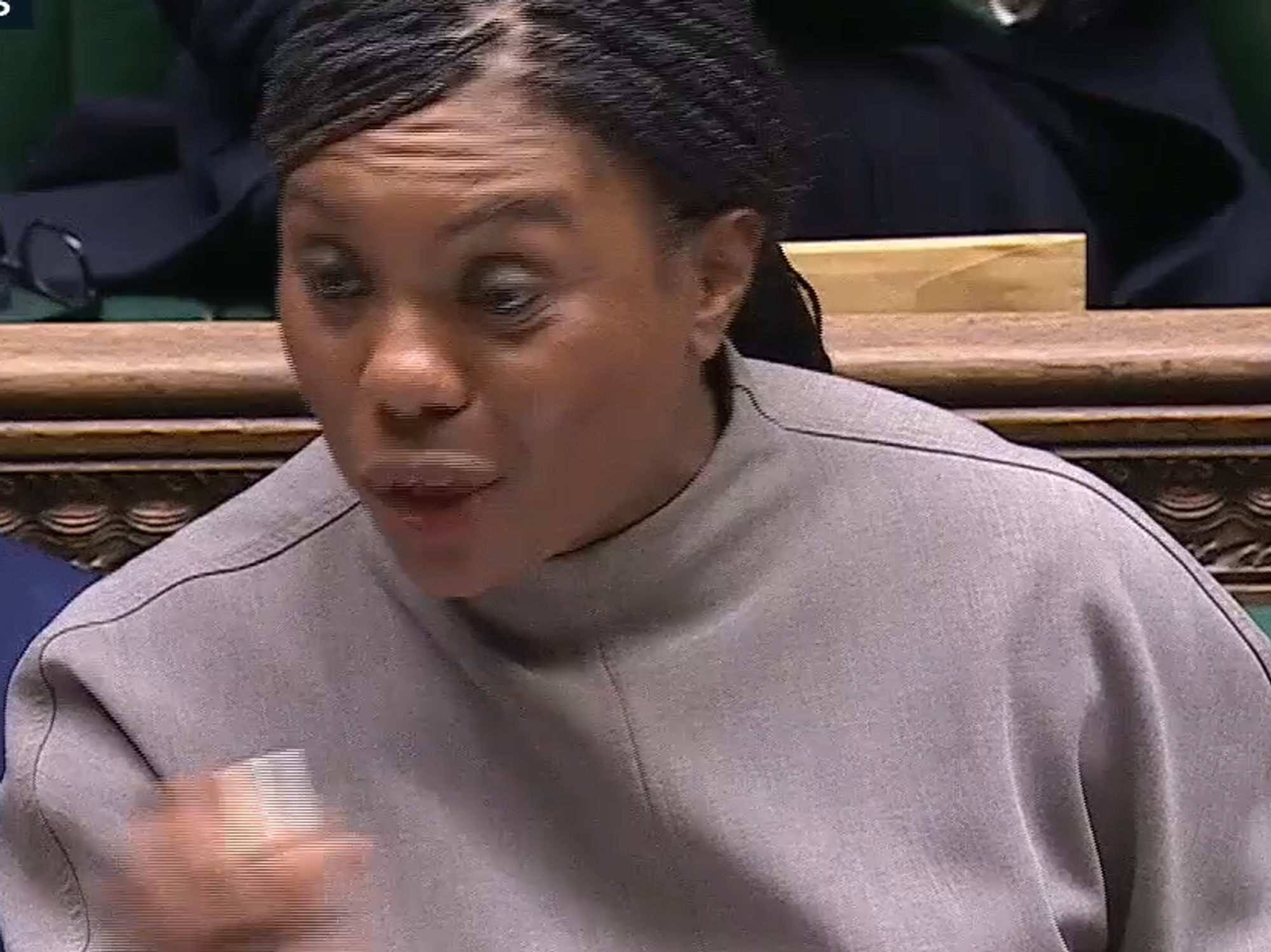 'Won't take ANY lectures!' Moment Kemi Badenoch lashes out at heckling MPs as she responds to Sha...
