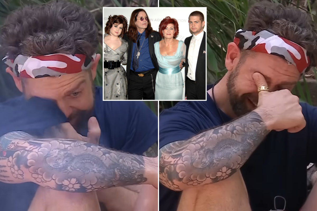 Kelly Osbourne reacts with sweet message as brother Jack breaks down in tears over dad Ozzy's death on ITV I'm A Celebrity
