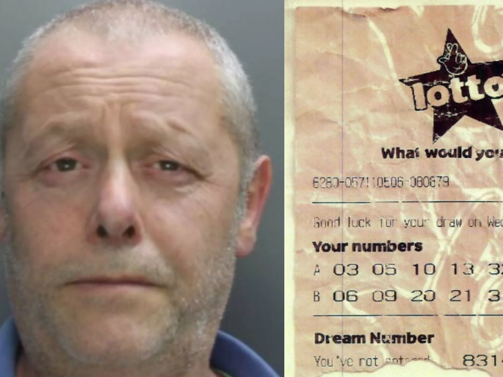 National Lottery fraudster forced to pay back cash after using fake ticket to claim £2.5m jackpot...