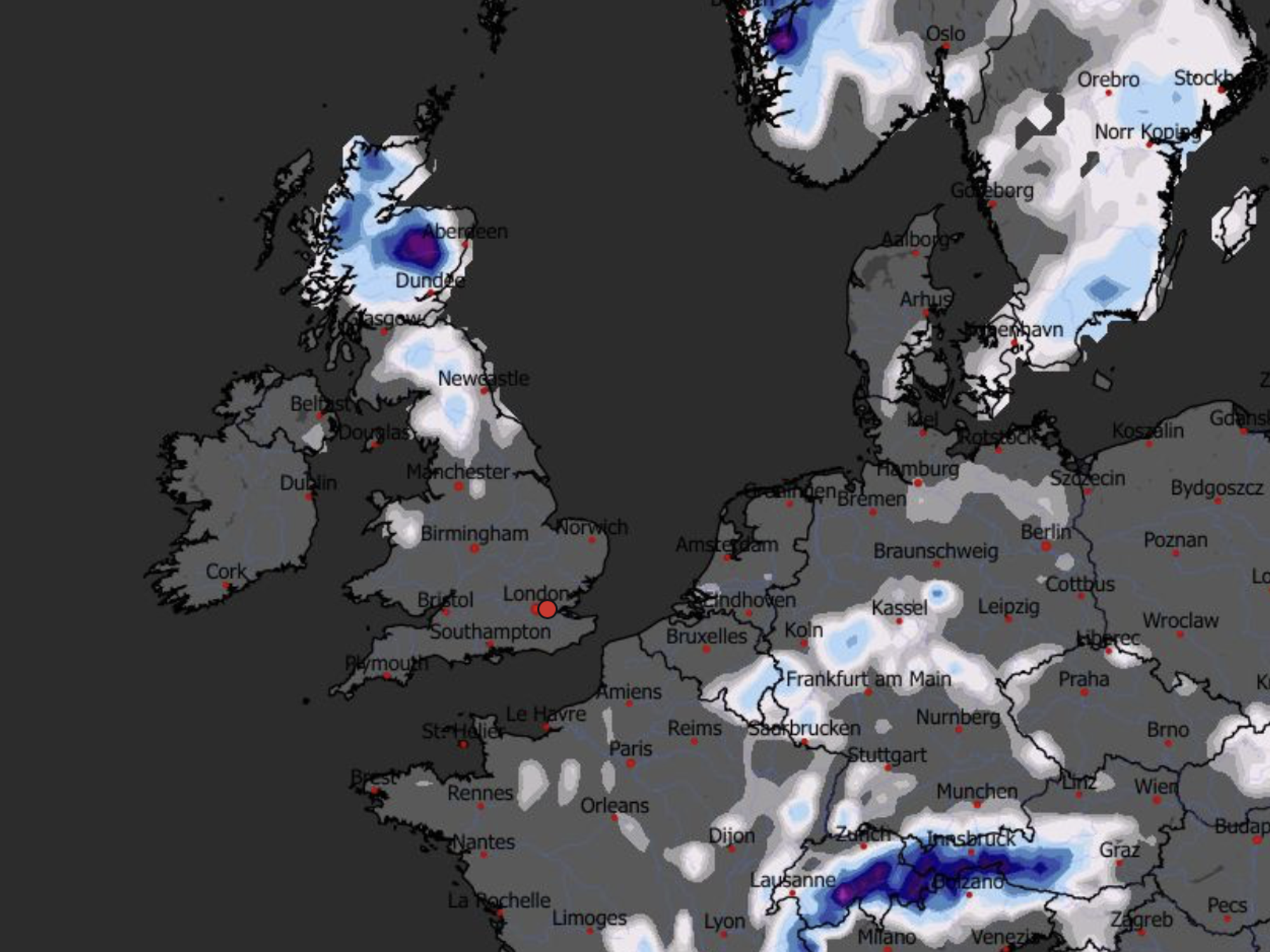 UK weather: 'Dangerous' winter deluge to dump half a foot of snow as Britain freezes in Arctic snap