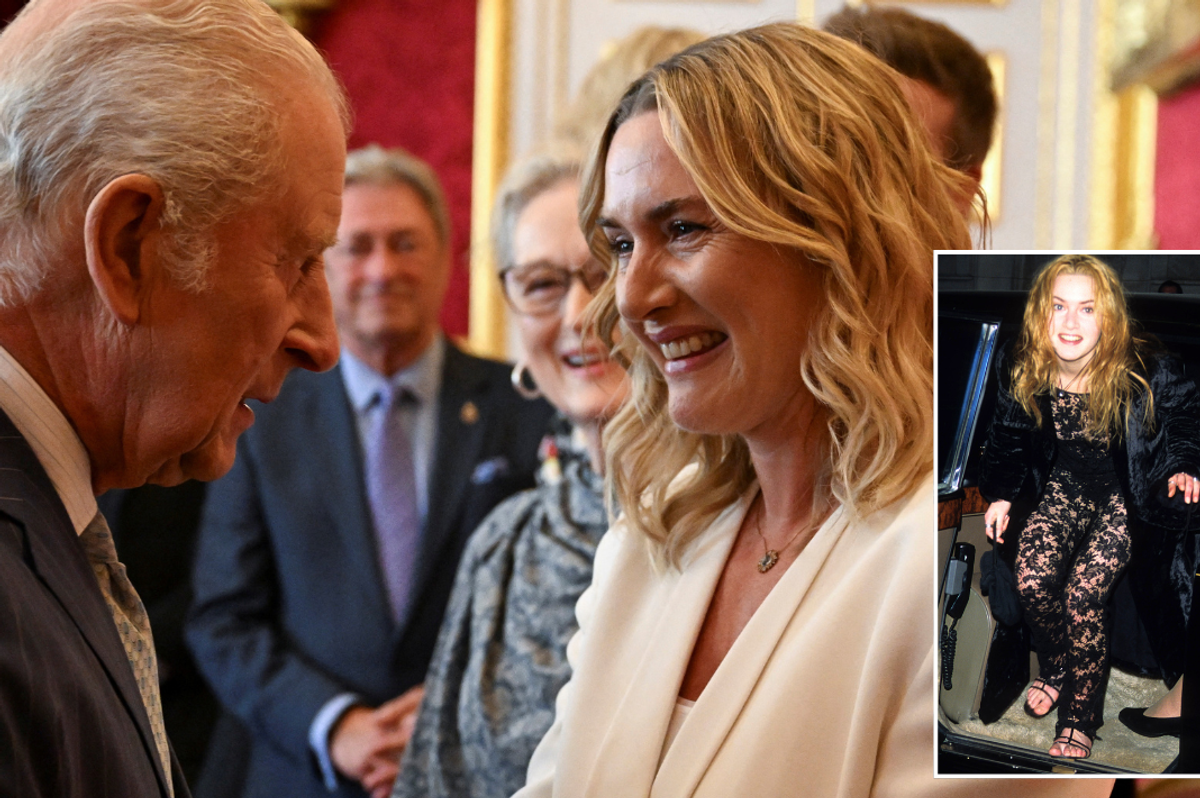 Kate Winslet reveals awkward King Charles encounter after wearing 'transparent outfit'