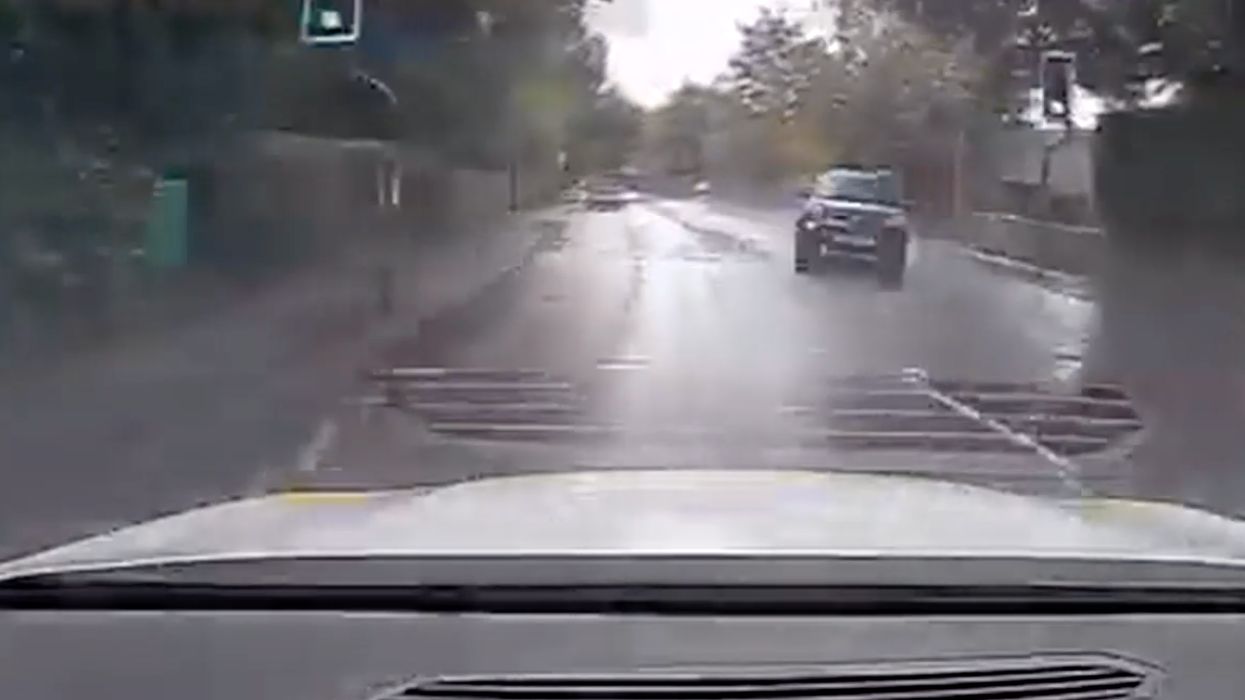 Watch horrifying moment drug-driver DELIBERATEL...