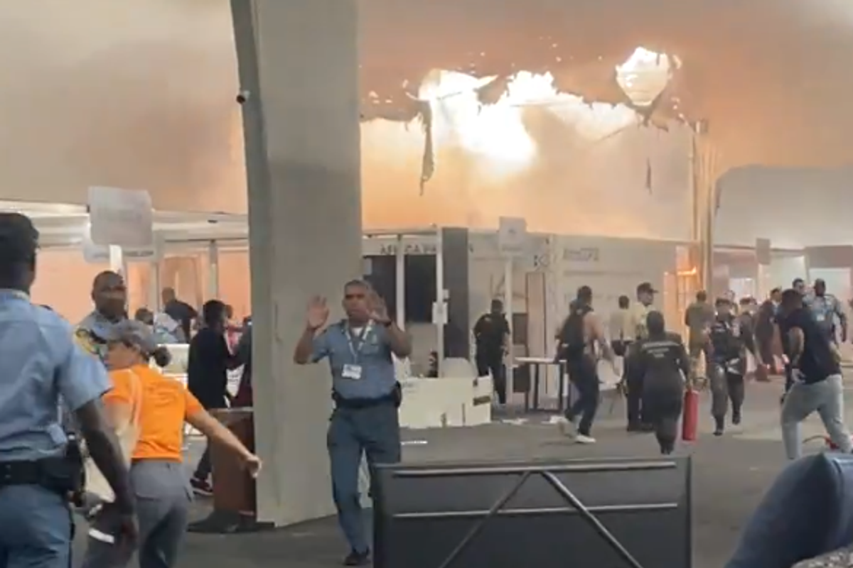 Huge fire erupts at Cop30 in Brazil as delegates scramble to evacuate climate summit
