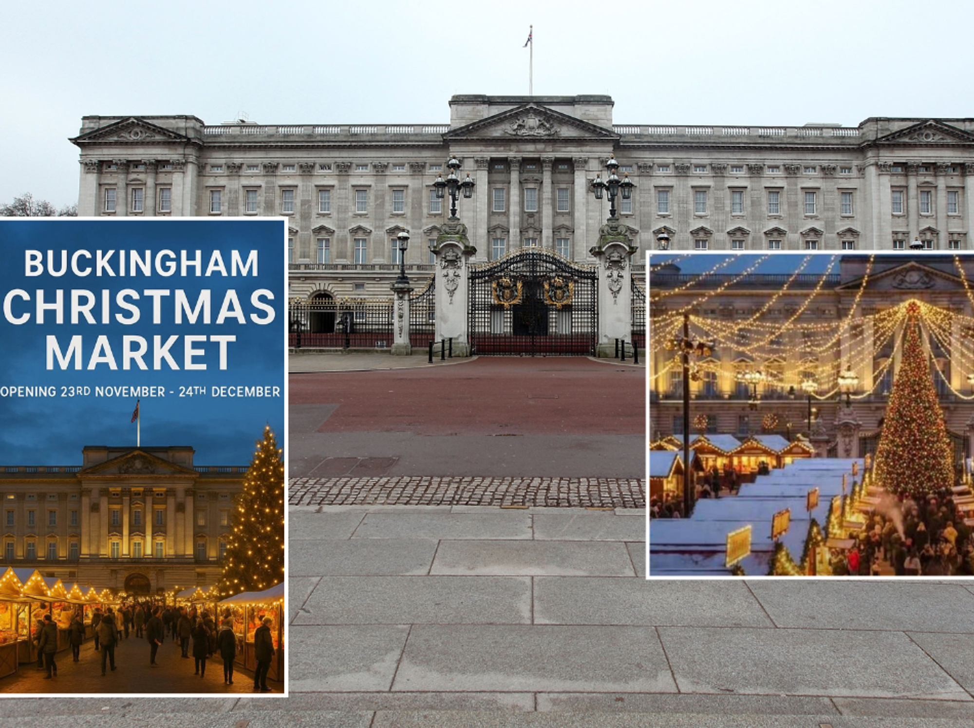 Fans flock to Buckingham Palace following fake AI Christmas market advert as clarification issued