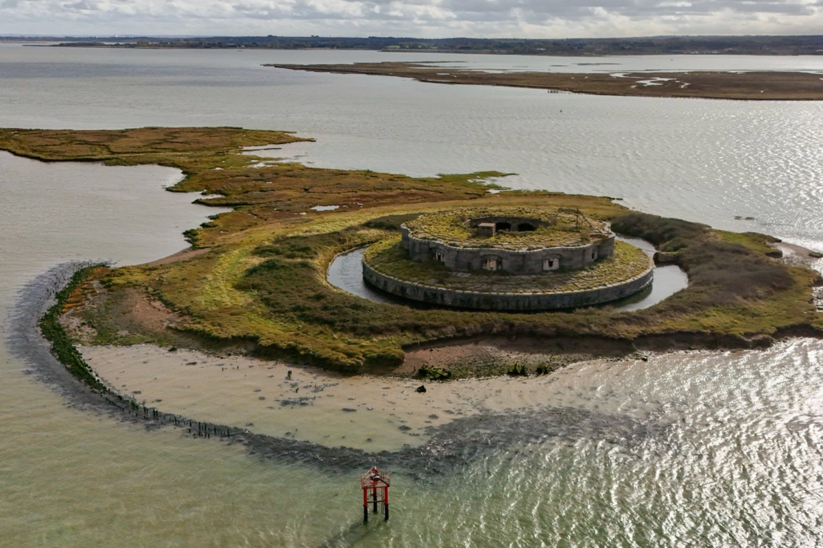 Historic fort goes on market for £50k... but you'll need to sail in a boat to get there