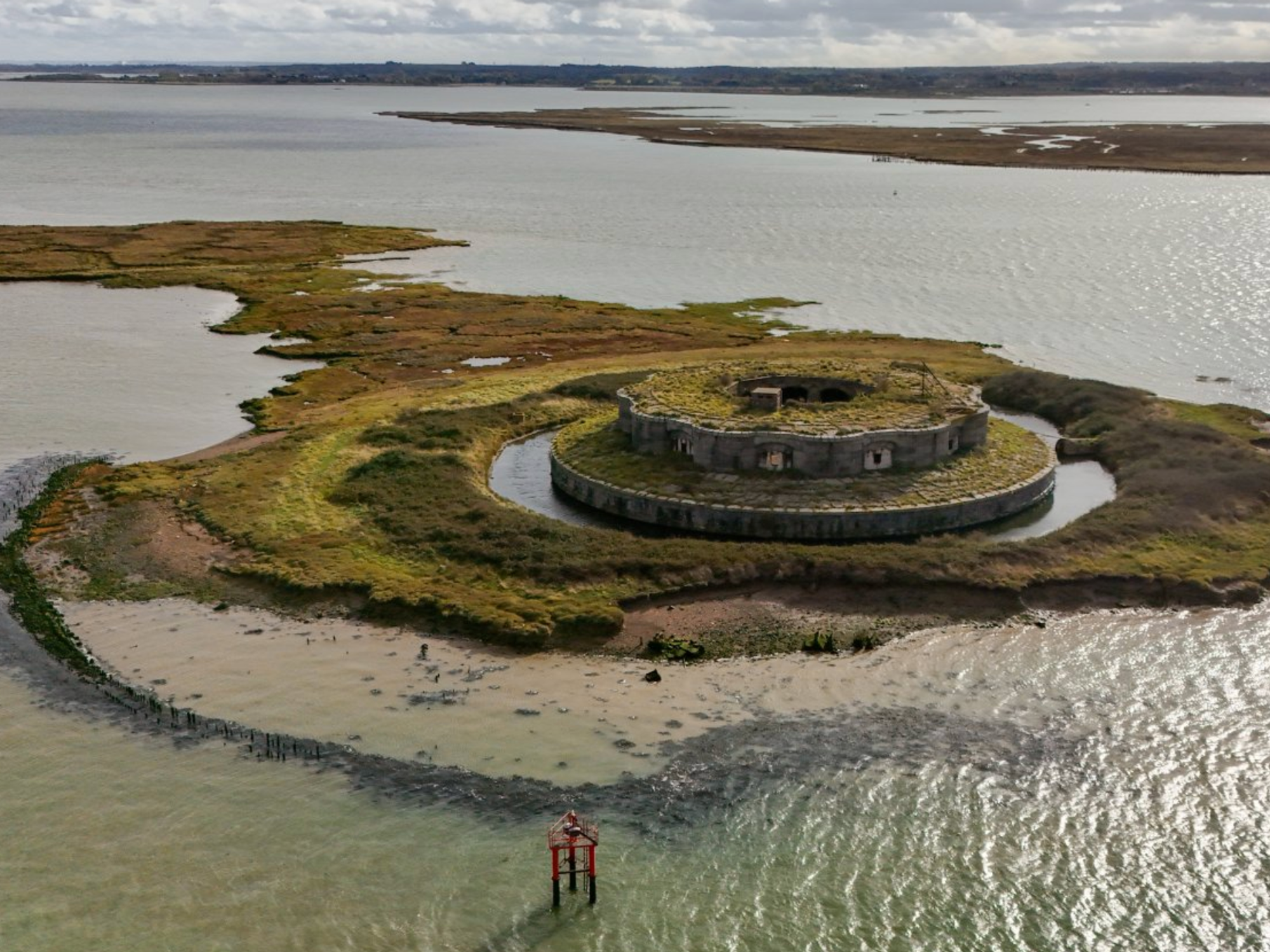 Historic fort goes on market for £50k... but you'll need boat journey to get there