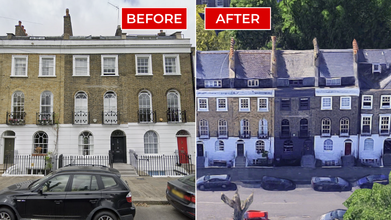 'Furious' neighbours force couple to repaint £2.6m townhouse after 'ugly' all-black makeover