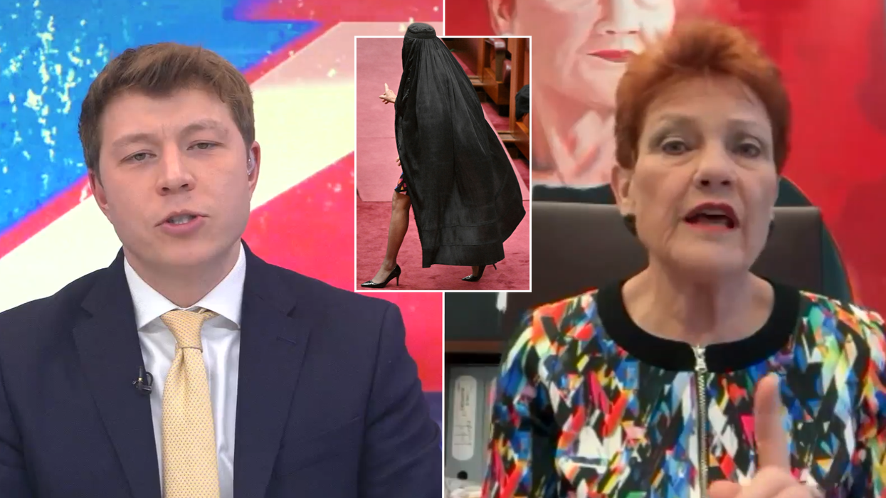 'I don't want Australia to end up like Britain' - 'Burka Senator' issues chilling warning to GB News after jaw-dropping protest