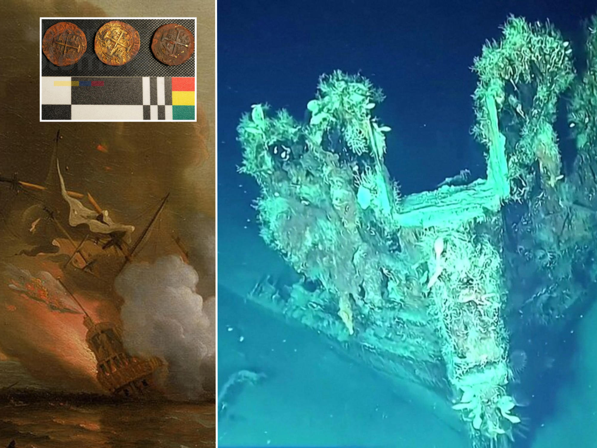 First treasures recovered from 'richest shipwreck in history' which scientists deem worth £15BILLION