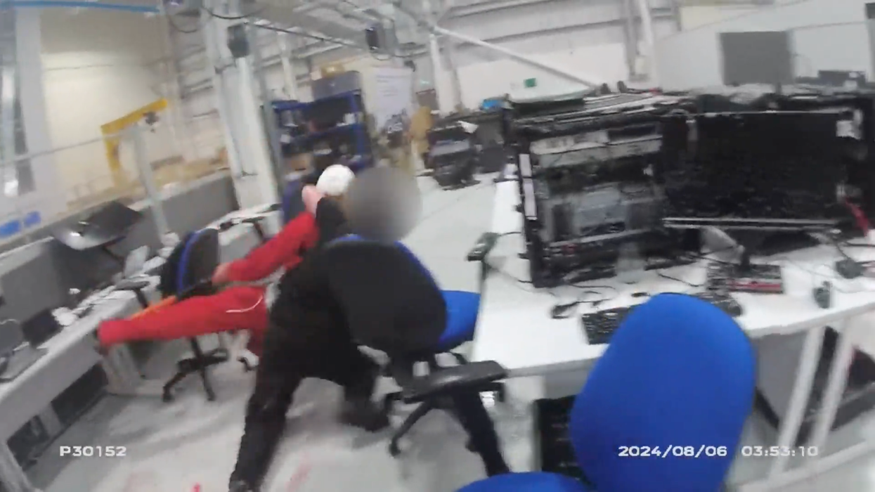 Police officer left 'unable to shower' after being 'hit with sledgehammer' by Palestine Action activist