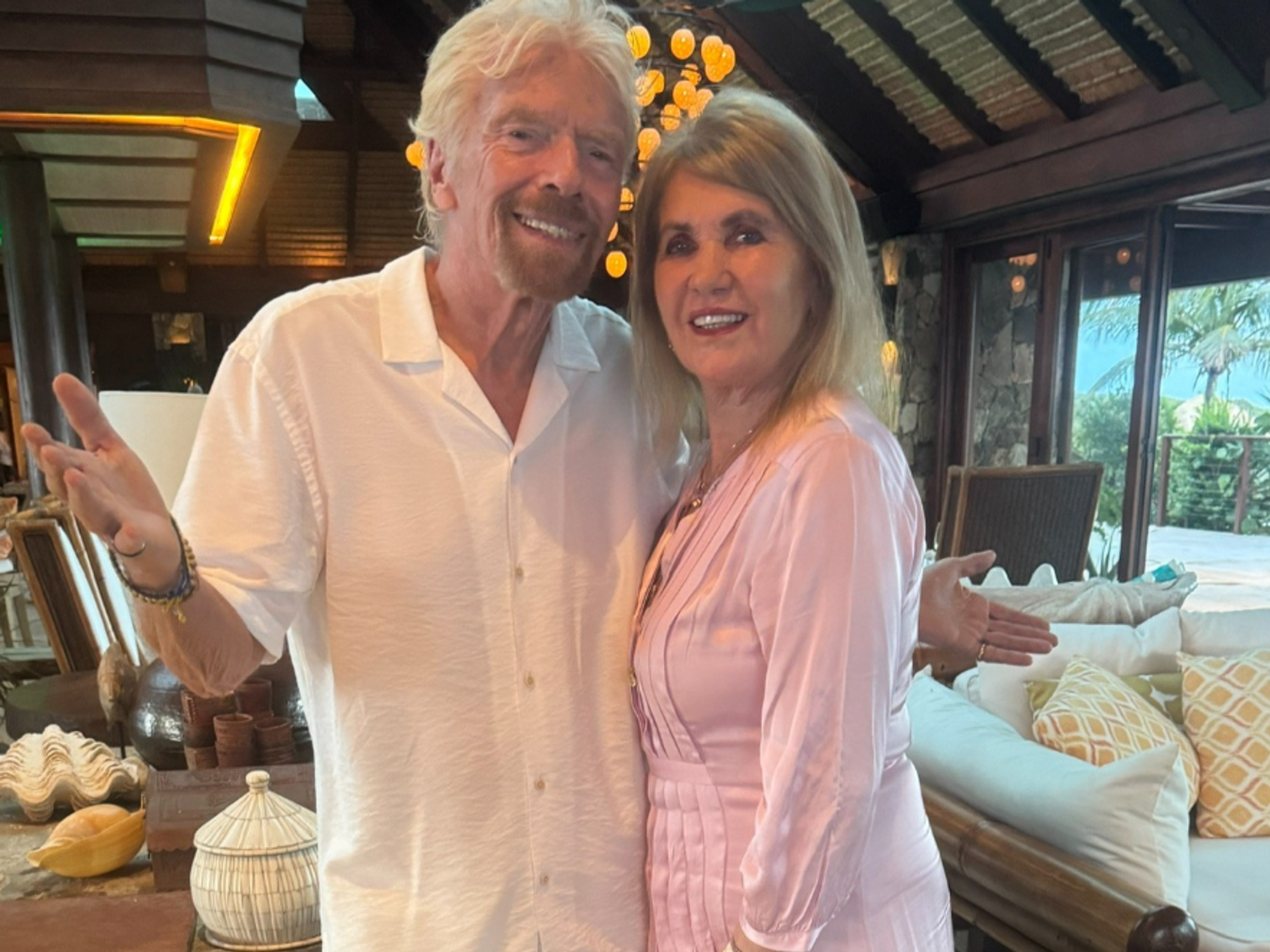 Sir Richard Branson announces death of wife and 'guiding light' Joan Templeman after 50 years together