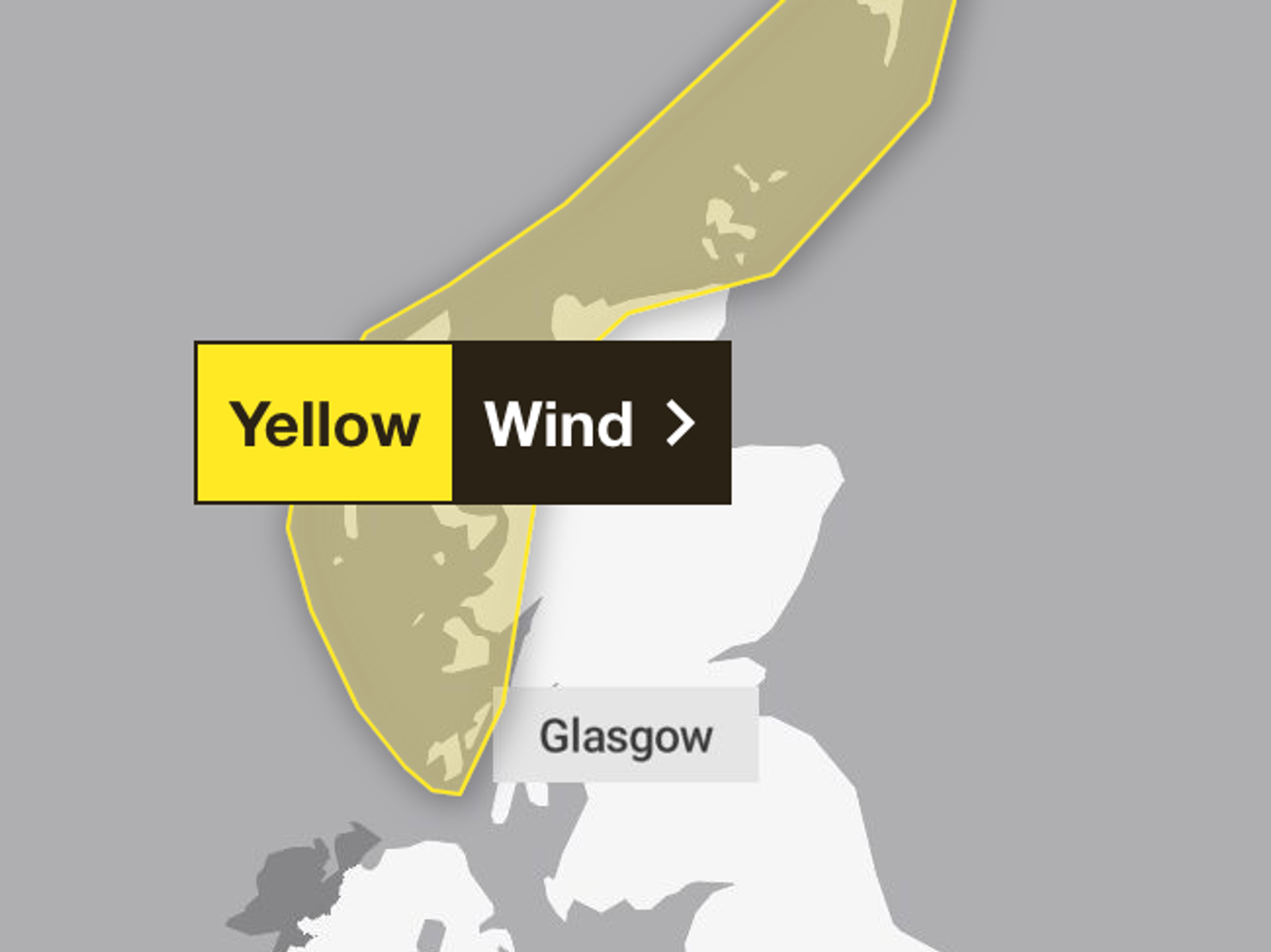 Met Office issues yellow weather alert as Britons warned of strong winds that could cause travel ...