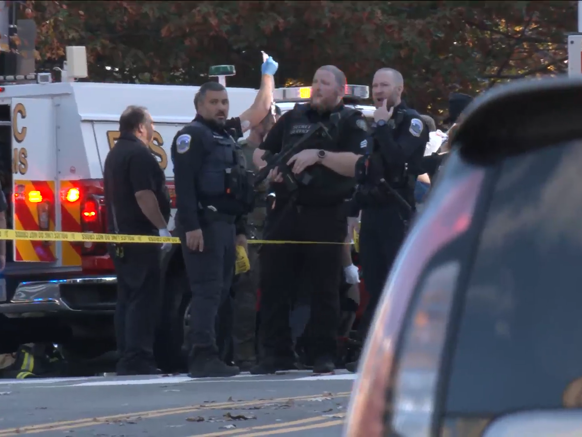 Two National Guard soldiers shot outside White House as DC police shut down area