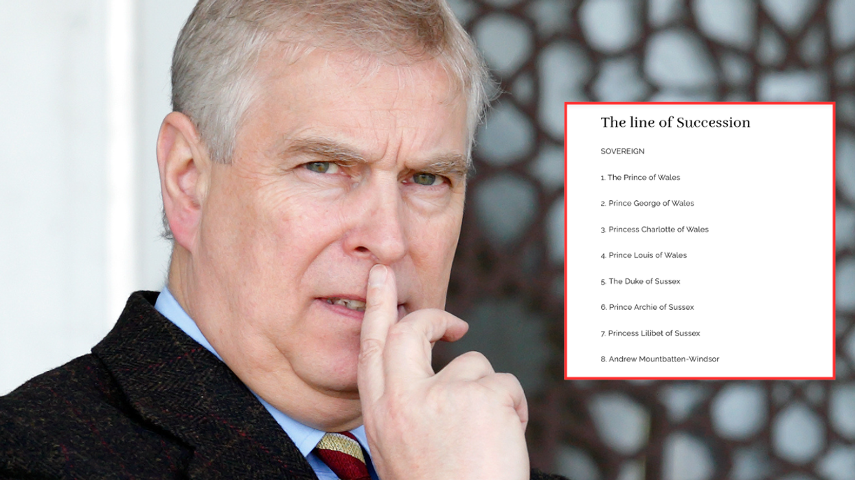 Andrew Mountbatten-Windsor renamed on line of succession as Duke of York title finally removed